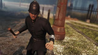 A policeman in Fallout 4 mod Fallout: London.